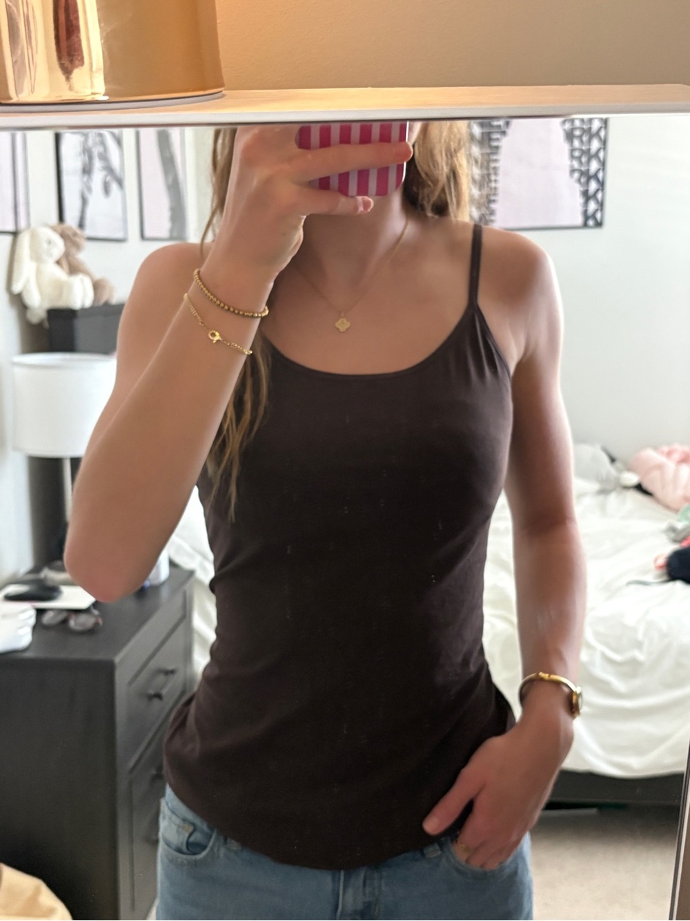 Brown St. Eve cami top